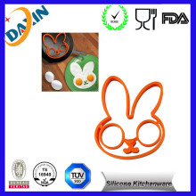 Bac à oeufs frits au silicone FDA Rabbit